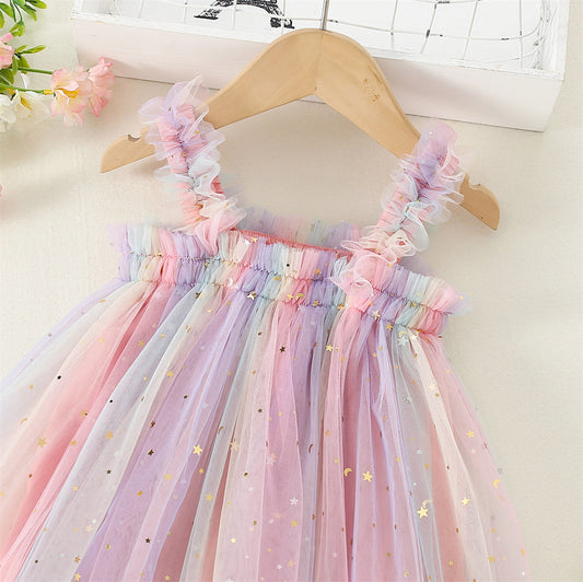 Vestido Lentejuelas - Rosas Pasteles Bany Shop Perú