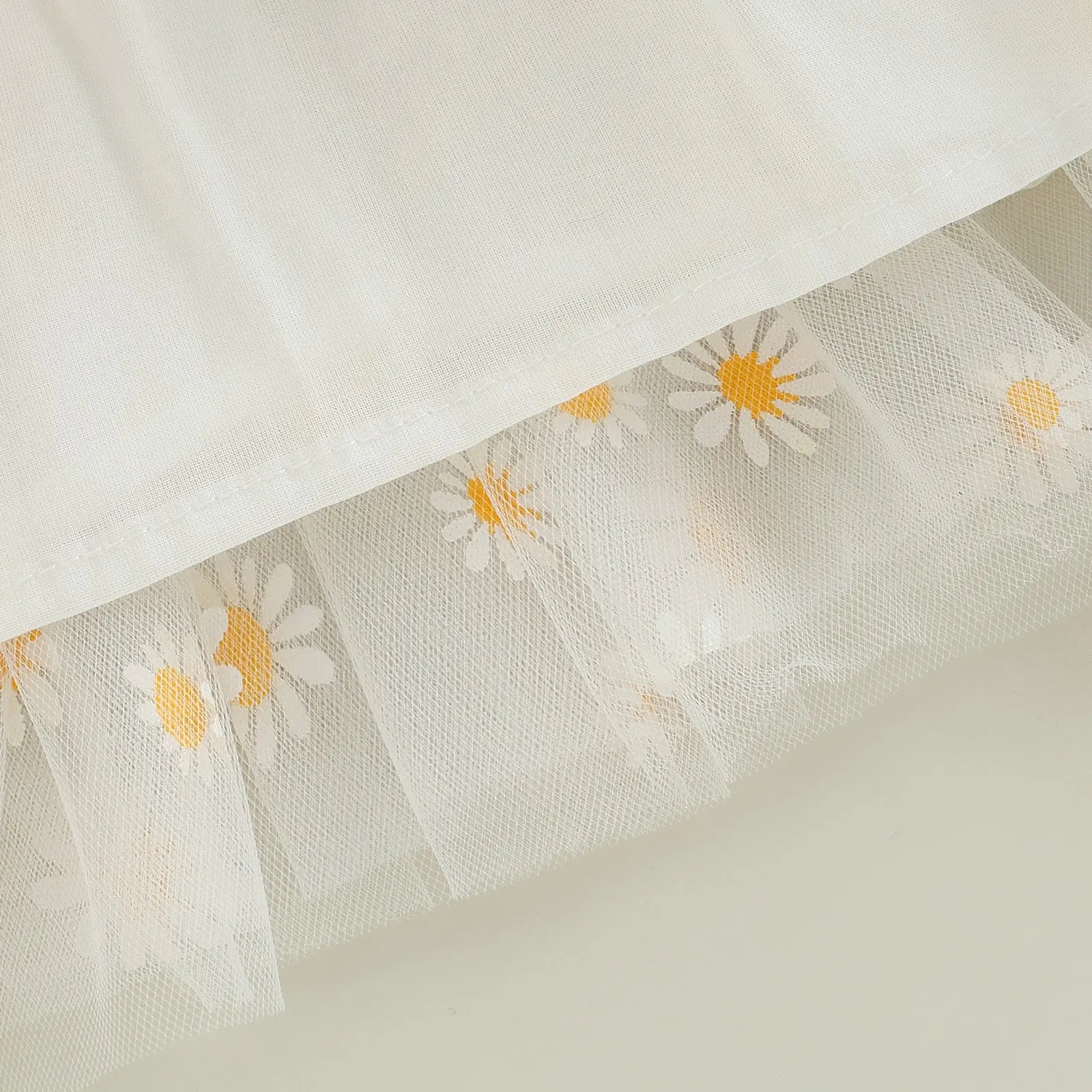 Vestido de Tul Blanco con Margaritas para Bebé | 6-24 Meses Bany Shop - Ropa y Accesorios para bebés