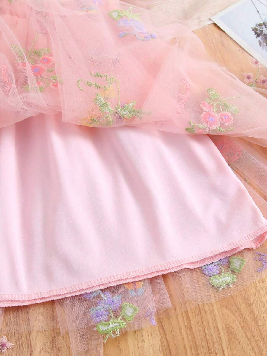 Vestido Ninfa Rosa - Magic Garden Bany Shop