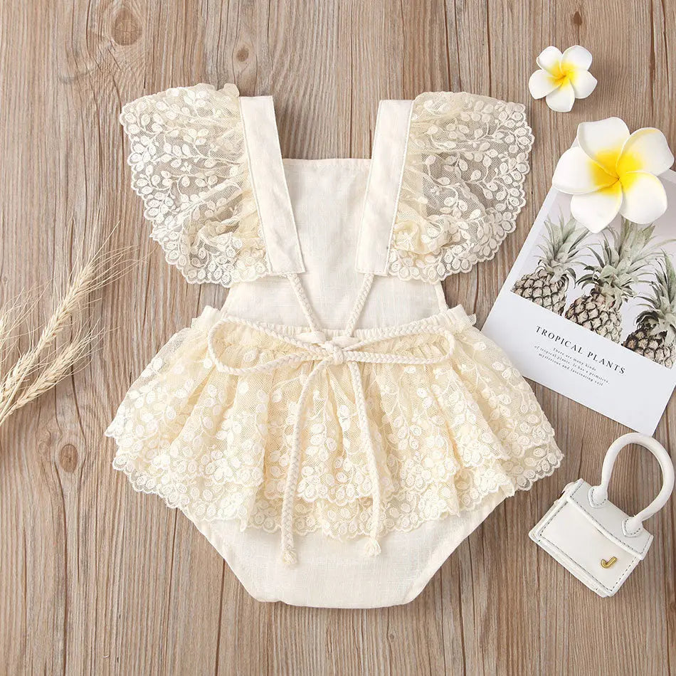 Body encajes flores relieve Bany Shop - Ropa y Accesorios para bebés