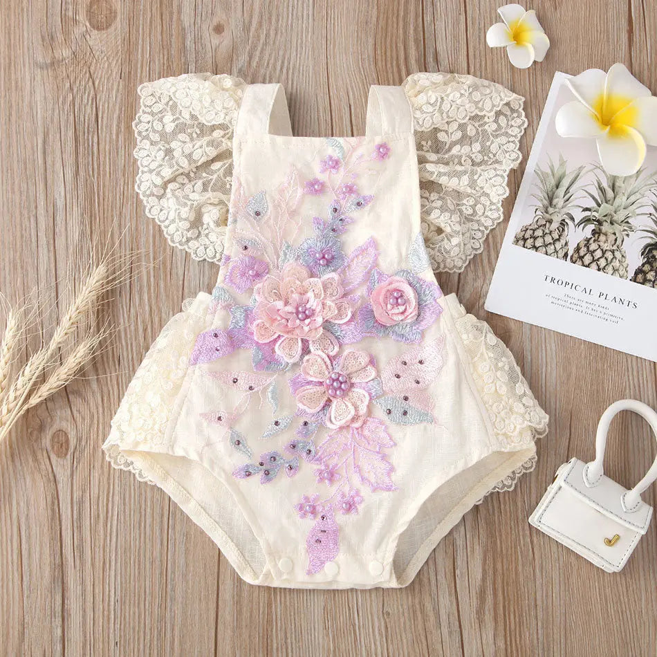 Body encajes flores relieve Bany Shop - Ropa y Accesorios para bebés