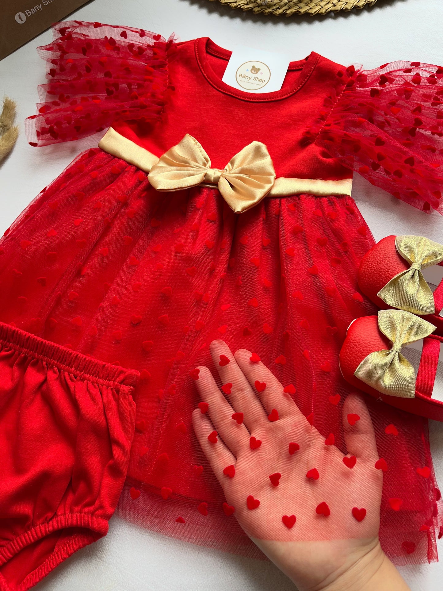 Vestido Elegante 3 piezas para bebé niña Bany Shop Perú