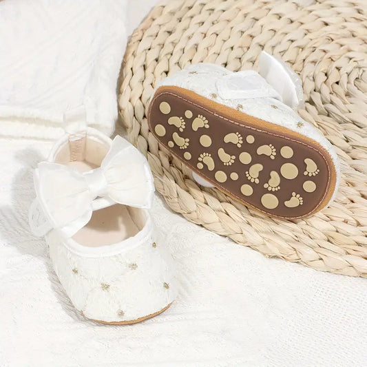 Zapatitos de Encaje Aurora con Lazo de Seda Bany Shop Perú