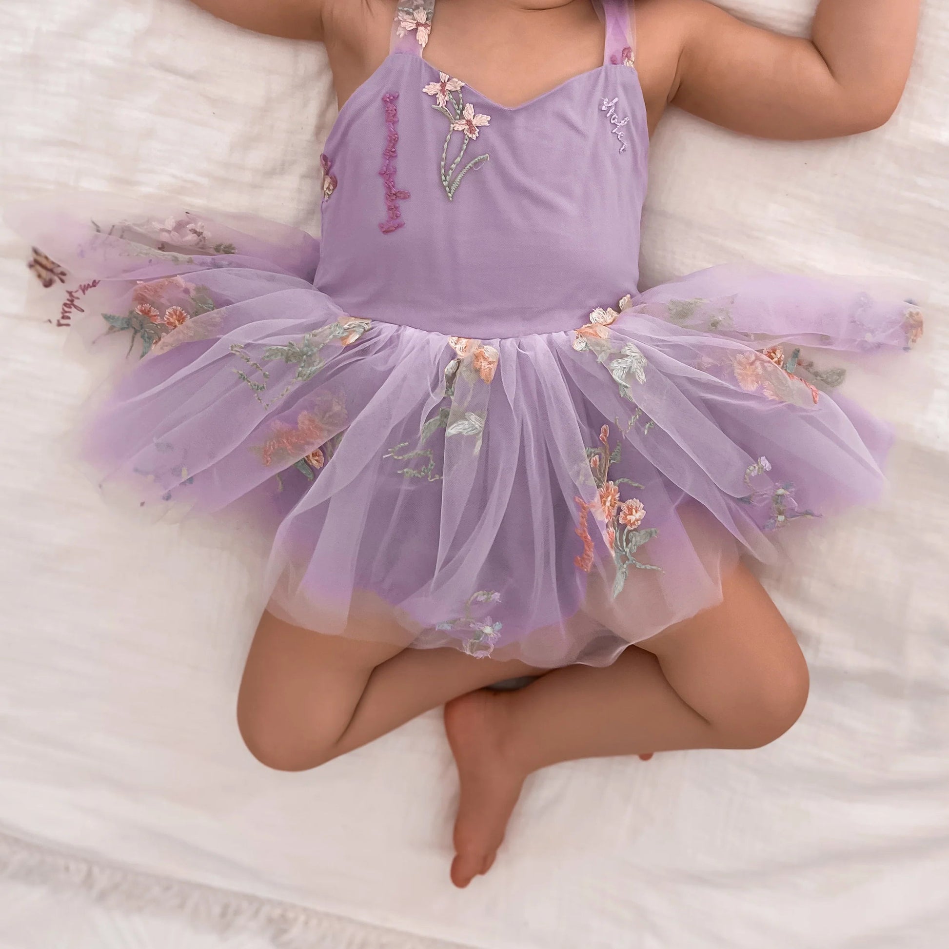 Brisa Lavanda: Vestido Romper Mariposas y Tul Bany Shop Perú