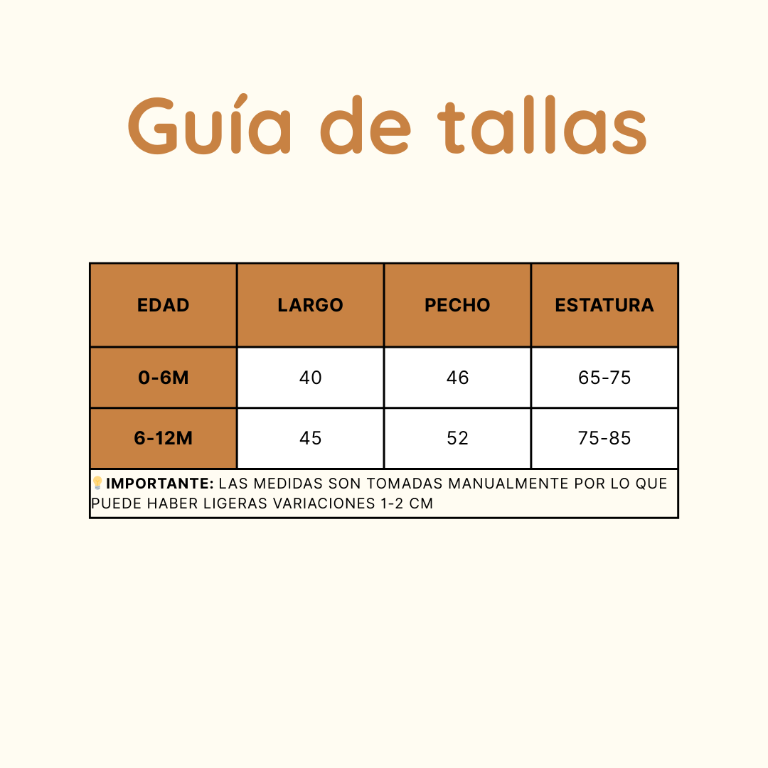 Guia de tallas