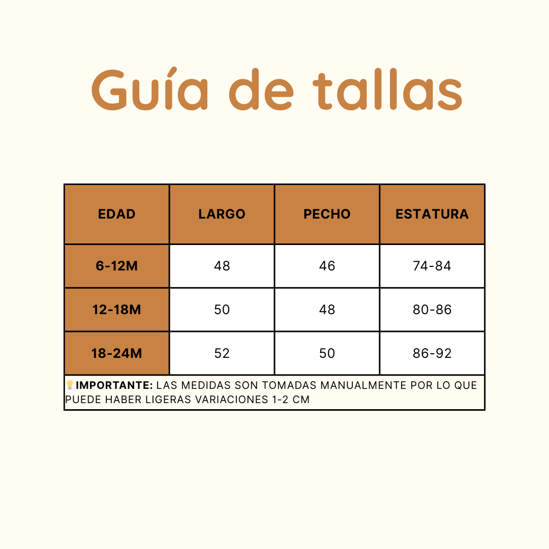 Guia de tallas