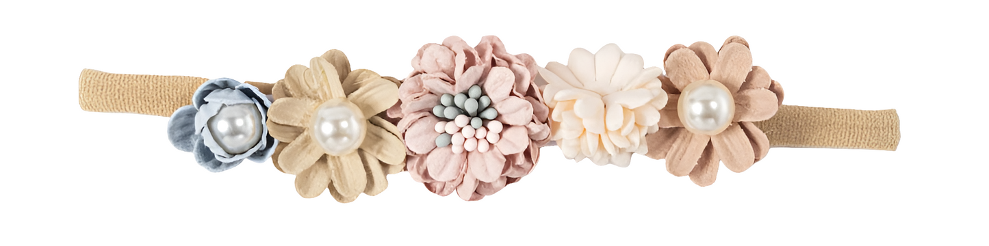 Susurro Rosa: Vinchas Elásticas Florales Bany Shop Perú