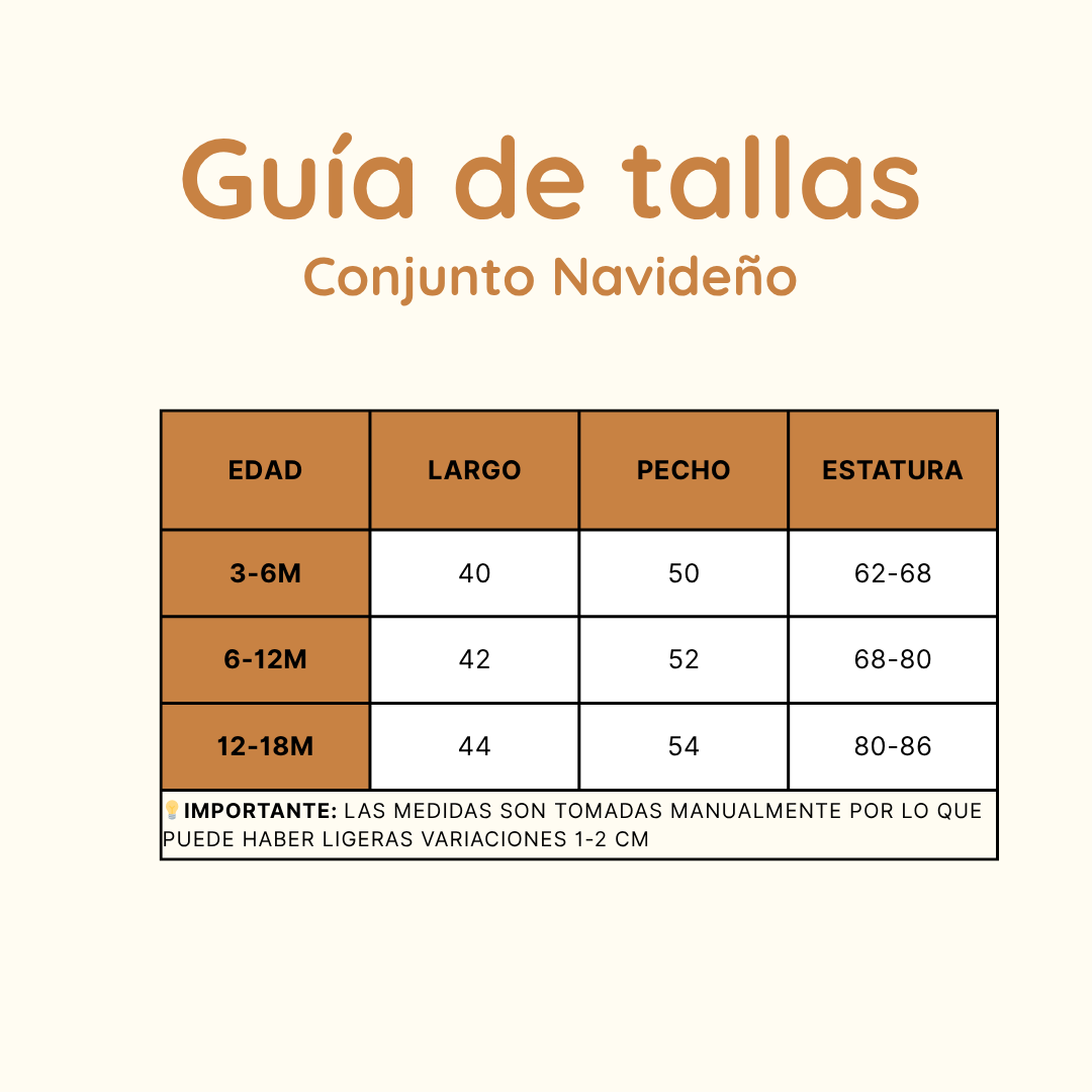 Guia de tallas