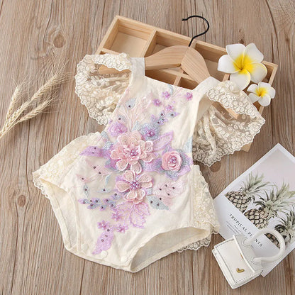 Body encajes flores relieve Bany Shop - Ropa y Accesorios para bebés
