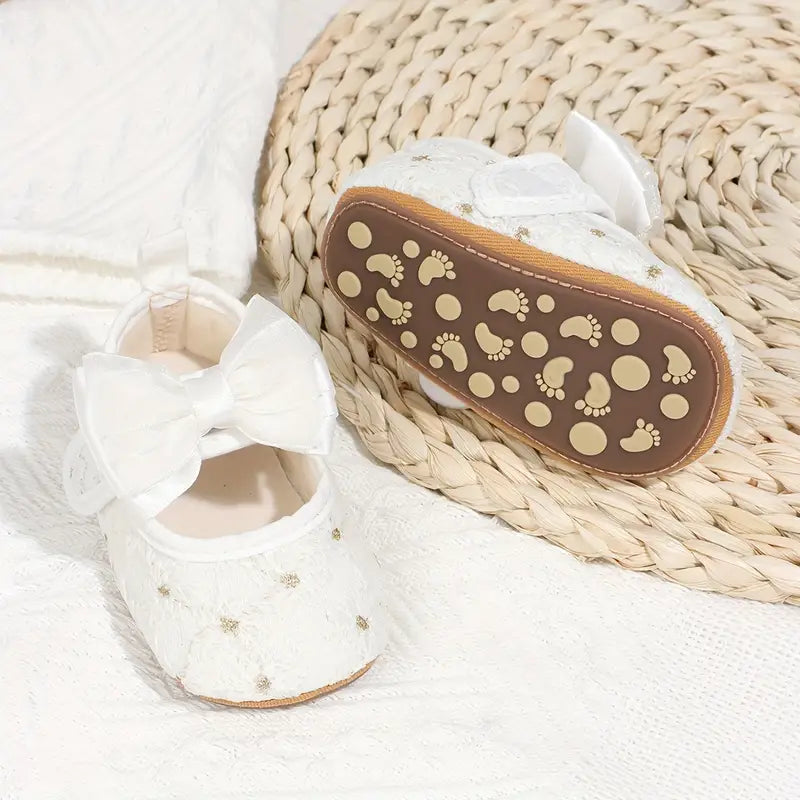 Zapatitos de Encaje Aurora con Lazo de Seda Bany Shop Perú