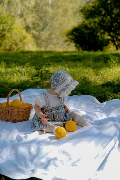 Prado Azul: Conjunto Romper y Gorrito Floral Bany Shop - Ropa y Accesorios para bebés