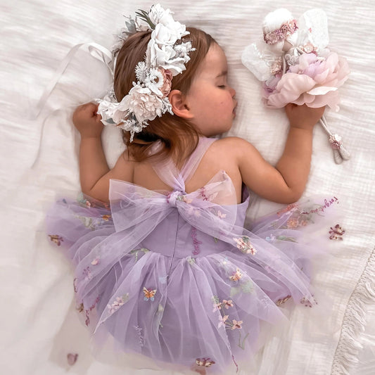 Brisa Lavanda: Vestido Romper Mariposas y Tul Bany Shop Perú