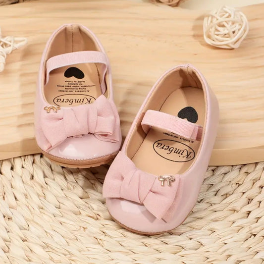 Lazo Rosado: Zapatitos Charol con Suela Antideslizante Bany Shop Perú
