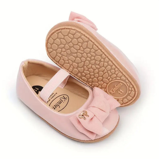 Lazo Rosado: Zapatitos Charol con Suela Antideslizante Bany Shop Perú